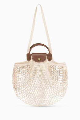 Longchamp Large Le Pliage Filet Bag in Mesh 217409736_26