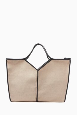 Hereu Medium Calella Squared Tote Bag in Canvas 217961348_7762
