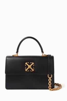Off-White Jitney 1.4 Top Handle Bag in Calfskin Leather 216966110_245