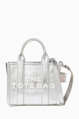 Marc Jacobs The Mini Tote Bag in Metallic Leather 217610456_7019