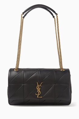 Saint Laurent Medium Jamie Bag in "Carré Rive Gauche" Lambskin Leather 217888761_13
