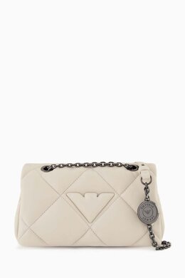 Emporio Armani Front Flap Crossbody Bag in Faux Nappa 216267899_191