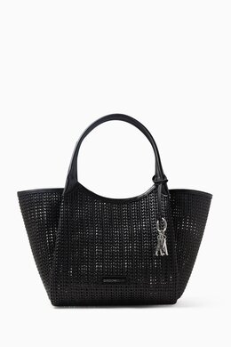Emporio Armani Shopping Tote Bag in Raffia 217720933_2709
