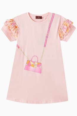 Aigner Crossbody Bag Graphic Print Dress in Cotton 217847940_171