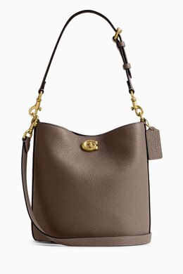 Coach Willow 19 Bucket Bag in Pebbled Leather 217774594_15