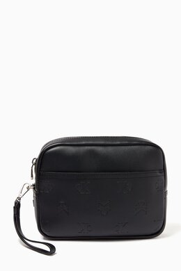 Calvin Klein Logo Wash Bag in Faux Leather 217760913_13