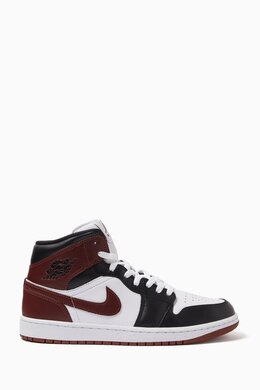 Air Jordan 1 Mid SE Sneakers in Leather 217943844_195