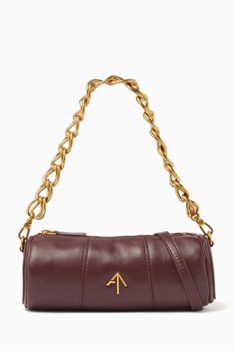 Manu Atelier Mini Cylinder Shoulder Bag in Calf Leather 216864527_174