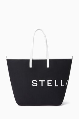 Stella McCartney Logo Tote Bag in Bananatex® Canvas 218064818_2709