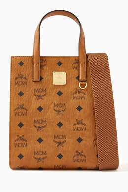 MCM Mini Aren Tote Bag in Visetos Canvas 216439927_15