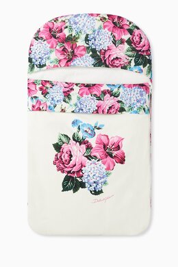 Dolce & Gabbana Mixed Floral Bouqquet Sleeping Bag in Cotton 218066850_190