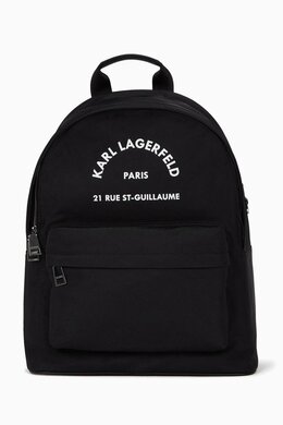 Karl Lagerfeld Logo-print Backpack in Nylon 217903011_13