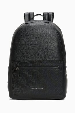Tommy Hilfiger TH Monogram Backpack in Leather 218062403_13