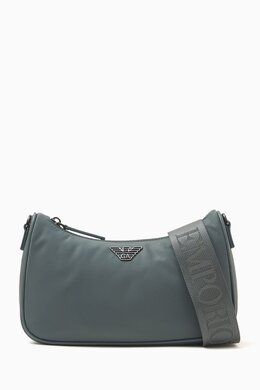 Emporio Armani Eagle Logo Crossbody Bag in Nylon 217721325_20
