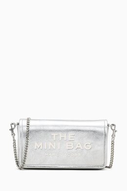 Marc Jacobs The Mini Crossbody Bag in Metallic Leather 217886948_7019