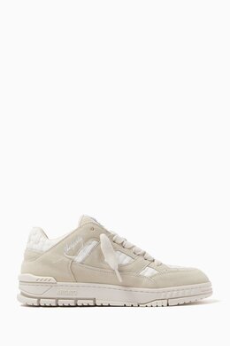 Axel Arigato Area Lo Woven Sneakers in Suede & Cotton 218137861_191