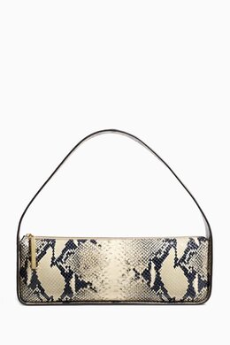 Khaite Lori Baguette Bag in Python-embossed Calfskin 218190033_7762