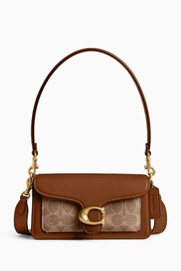 Coach Tabby 20 Signature Shoulder Bag in Coated-canvas & Leather 217570038_202