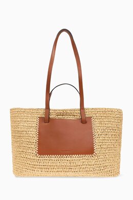 Ulla Johnson Large Lali Tote Bag in Raffia 218047349_15