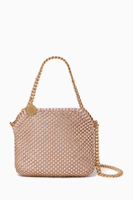 Stella McCartney Mini Falabella Tote Bag in Crystal Mesh 218064802_23