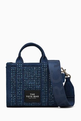 Marc Jacobs The Mini Crossbody Tote Bag in Embellished Denim 218195382_184