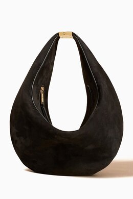 Khaite Small Olivia Hobo Bag in Suede 217447742_2709