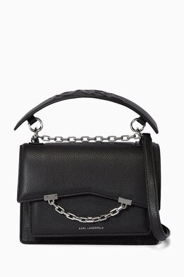 Karl Lagerfeld K/SEVEN Shoulder Bag in Grained Leather 217183110_13