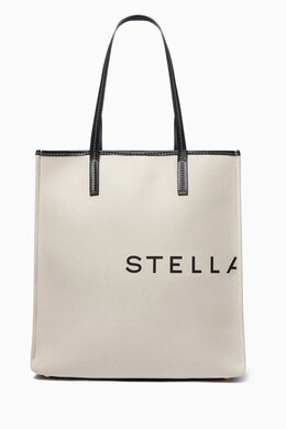 Stella McCartney Large SMC Tote Bag in Canvas 218064791_1029
