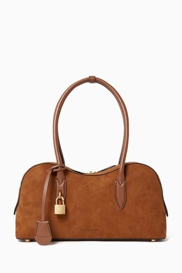 Stella McCartney Medium Ryder Shoulder Bag in Alter Suede 218064833_15