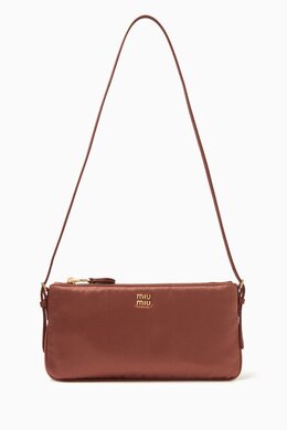 Miu Miu Mini Shoulder Bag in Satin 217846377_15