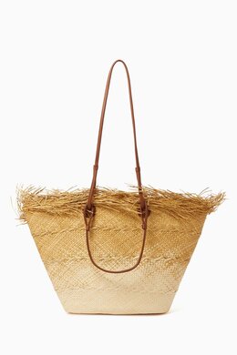 Sensi Studio Medium Basket Bag in Toquilla Straw 218405494_7762
