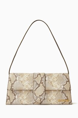 Jacquemus Le Grand Bambino Shoulder Bag in Snake-embossed Leather 216953935_179