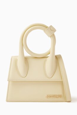 Jacquemus Le Chiquito Noeud Shoulder Bag in Smooth-leather 215605059_189