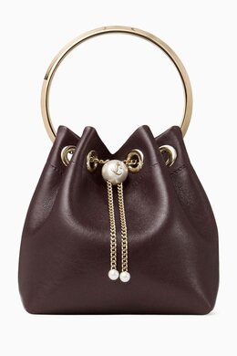 Jimmy Choo Bon Bon Bucket Bag in Leather 218367723_16