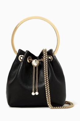 Jimmy Choo Bon Bon Bucket Bag in Leather 218367722_13