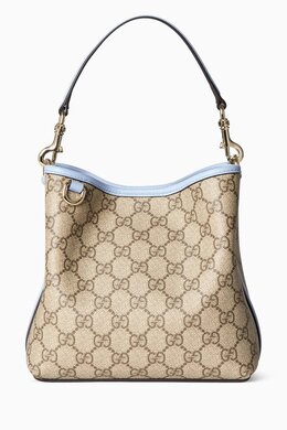 Gucci Small GG Emblem Bucket Bag in Canvas 218396924_7762