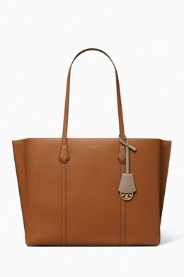 Tory Burch Perry Tote Bag in Pebbled Leather 215419391_15