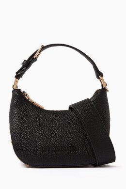 Love Moschino Small Shoulder Bag in Grained Faux Leather 216930770_245