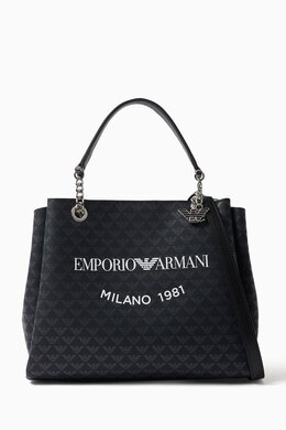 Emporio Armani Small EA Logo Tote Bag 216681716_13