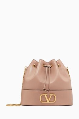 Valentino Garavani VLogo Signature Mini Bucket Bag in Nappa Leather 217294172_23