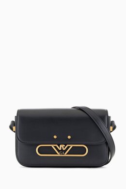 Emporio Armani Logo-plaque Crossbody Bag in Leather 217324165_13
