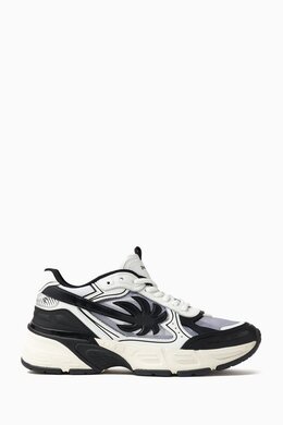 Palm Angels PA 4 Running Sneakers in Leather 217941051_13