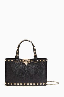 Valentino Garavani Mini Rockstud Shopper Tote Bag in Leather 218308498_13