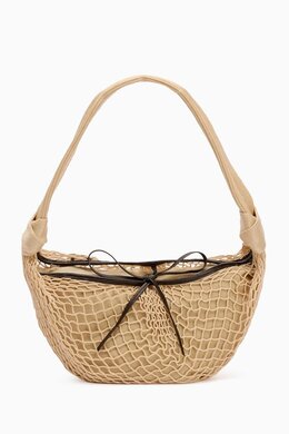 Lemaire Small Fortune Croissant Filt Crossbody Bag 218173712_7762