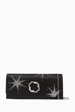 Malone Souliers Vivien Embellished Clutch Bag in Satin 218302899_2709