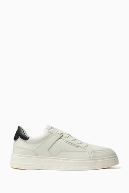 Emporio Armani Eagle Logo Sneakers in Leather 217323928_26