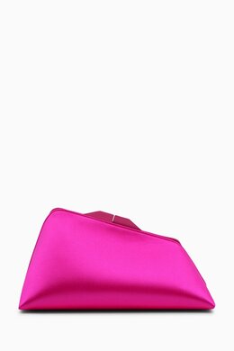 The Attico 8.30pm Oversized Clutch in Satin 216593294_177
