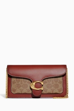 Coach Tabby Chain Clutch in Signature Canvas 215731968_202