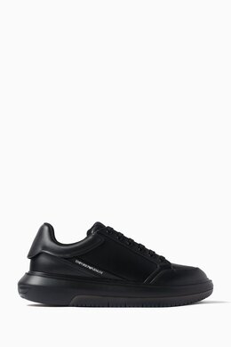 Emporio Armani EA Logo Sneakers in Leather 216267777_2709