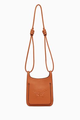 MCM Mini Himmel Hobo Bag in Leather 216736667_15